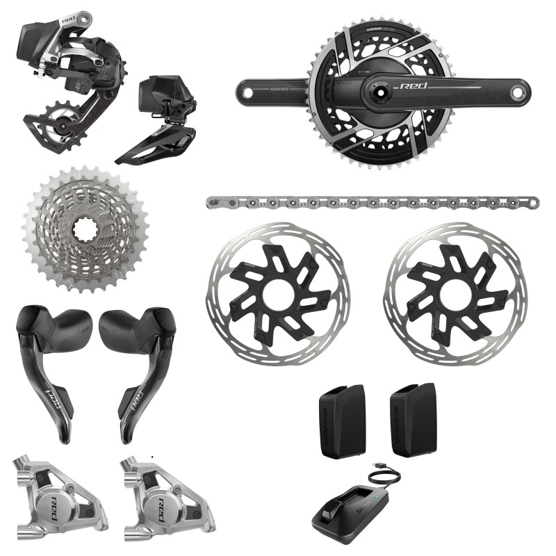 Gruppo Sram Red AXS E1 2x12V 48-35 + Powermeter