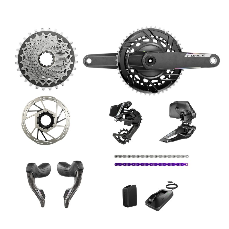Gruppo Sram Force AXS E1 2x12v + Powermeter