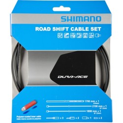 Kit fili e guaina cambio Shimano Dura-Ace BC-9000 polimer Nero