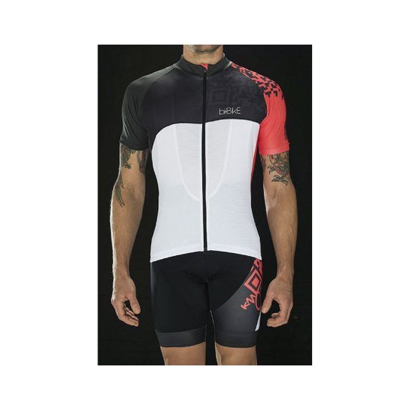 Maglia manica corta QR (Corallo) Bi-Bike