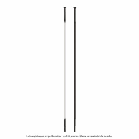 Raggio per ruota Ant. Giant SLR1 42 CXRAY T-HEAD W/O TCS 14G STAINLESS 2.0 0.9 2.0 272.0 BLK