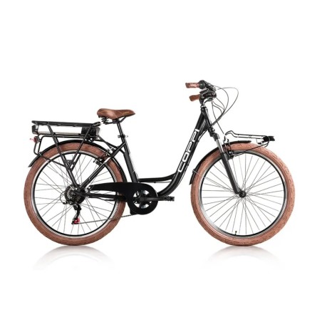 E-Bike passeggio Coppi Olanda Crocetta in Alluminio da 26 ” 6V